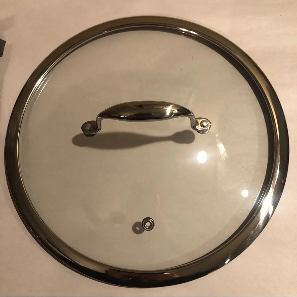 HEXCLAD 10 Inch Hybrid Stainless Steel Non-Stick Frying Pan with Lid - Picture 11 of 12